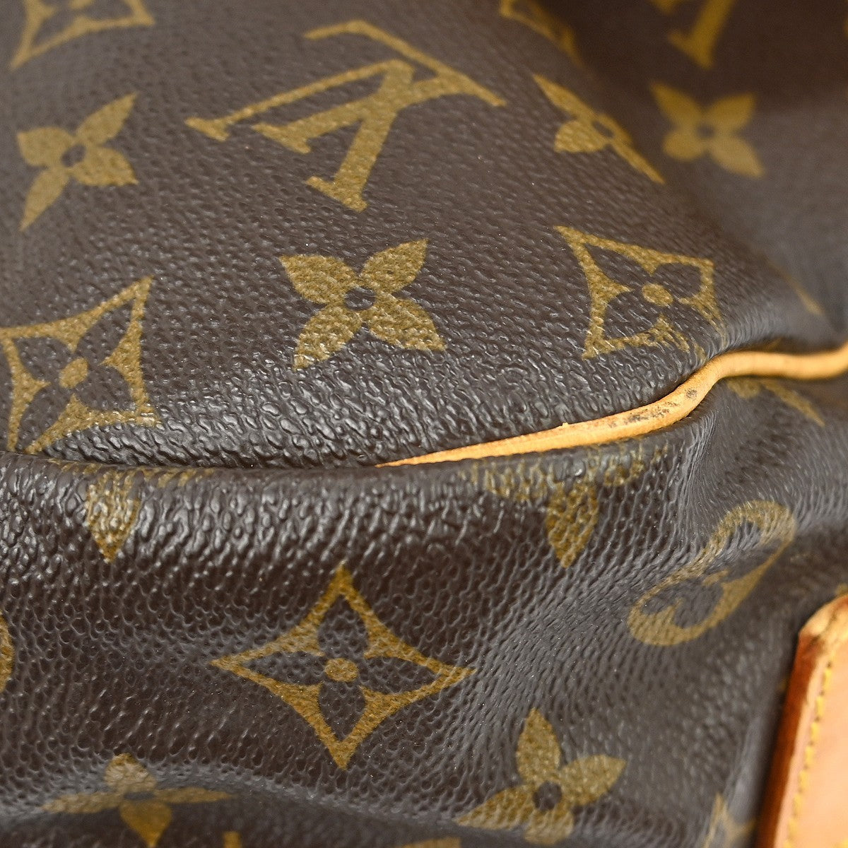 Louis Vuitton Saumur Monogram Canvas, Brown, Canvas, Shoulder Bag