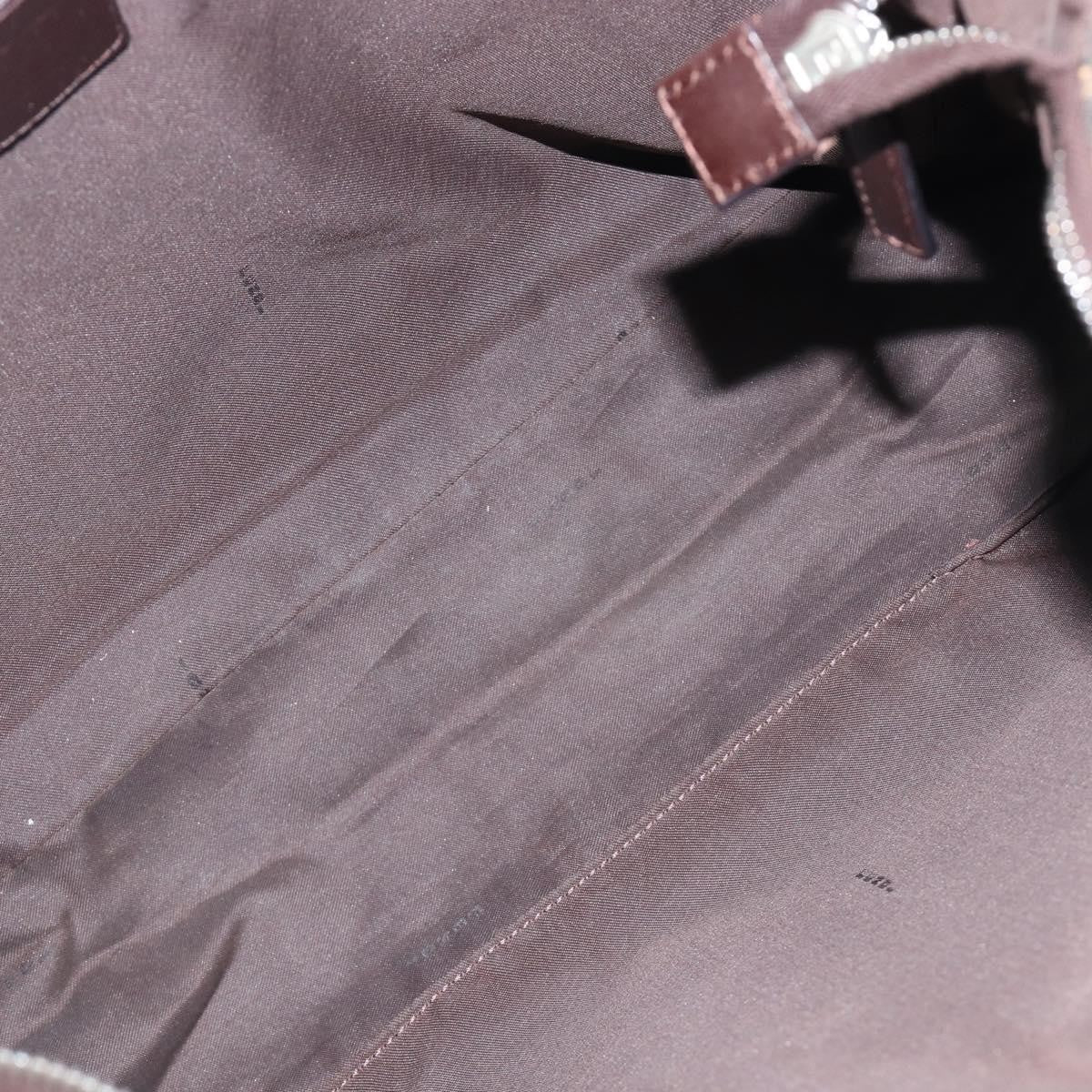 Fendi Logo Zucca Zucca, Brown, Canvas, Shoulder Bag