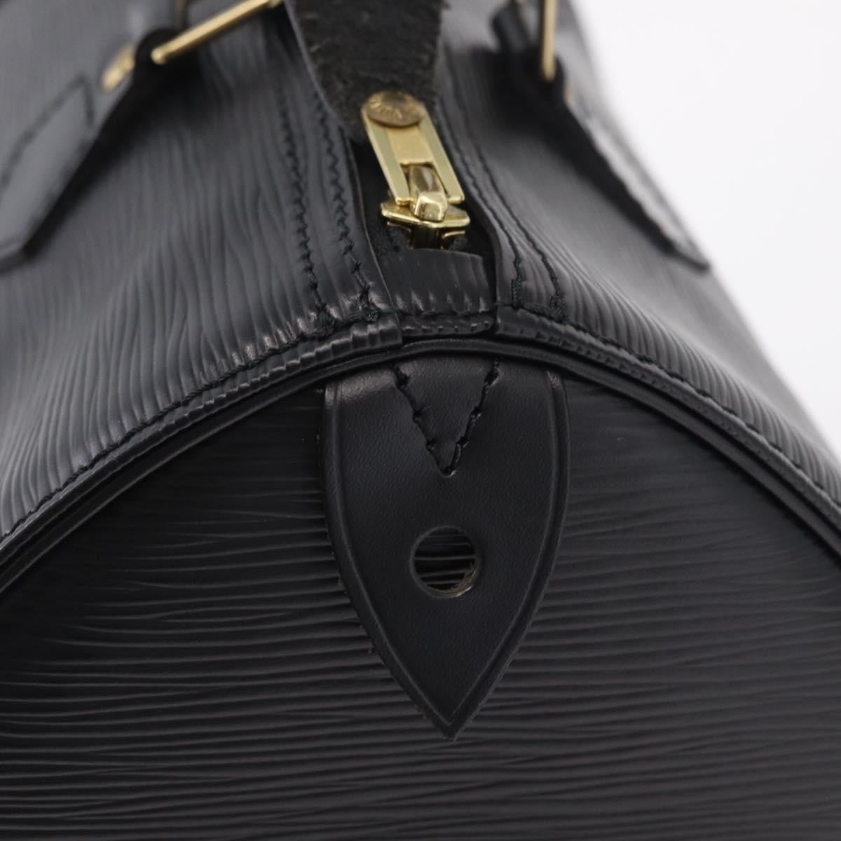 Louis Vuitton Speedy Epi Leather, Black, Leather, Handbag
