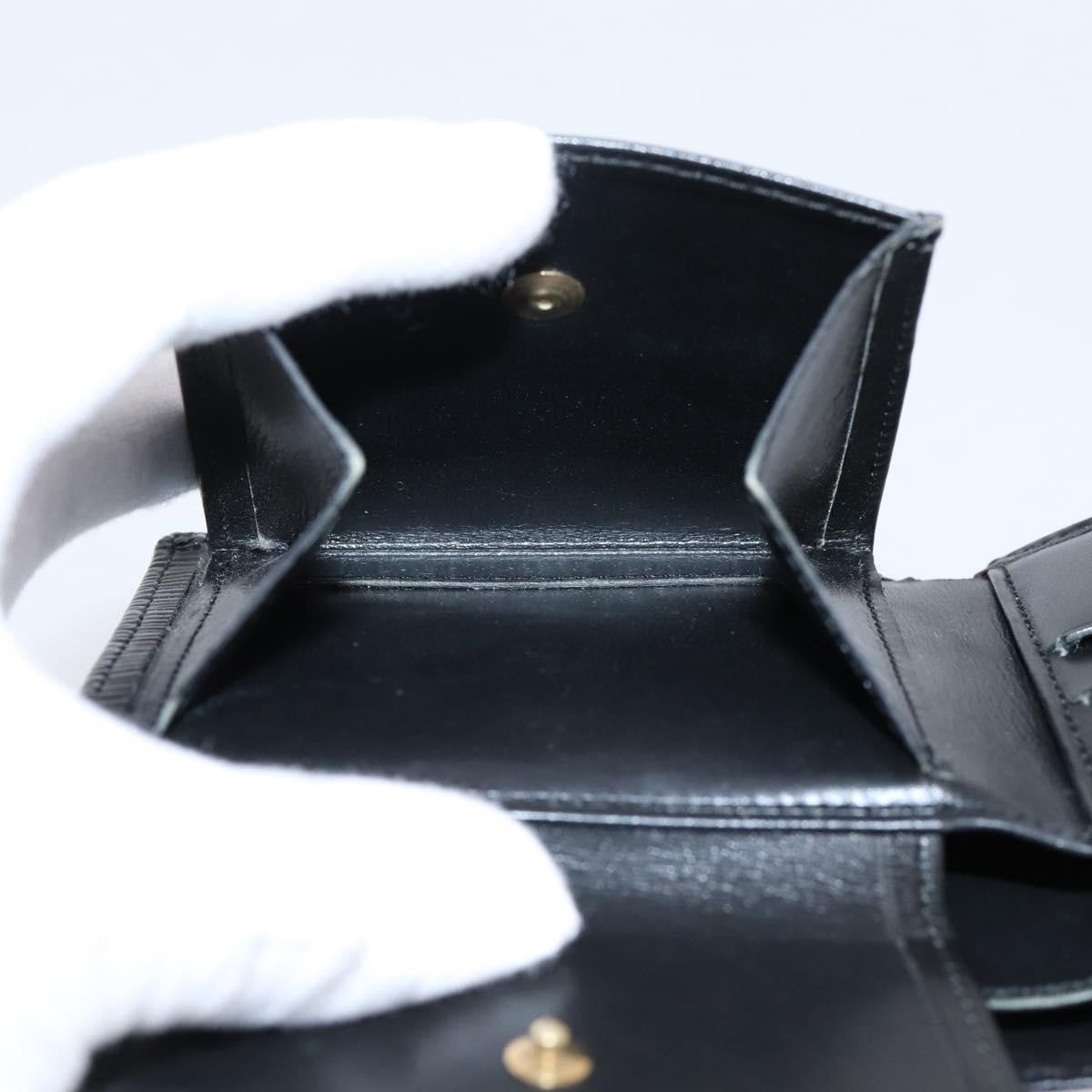 Louis Vuitton Marco Epi Leather, Black, Leather, Wallet