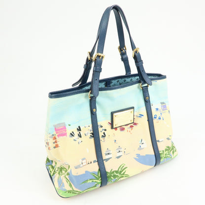 Louis Vuitton Ailleurs Cabas Limited Edition Printed Canvas, Multicolour, Canvas, Tote Bag