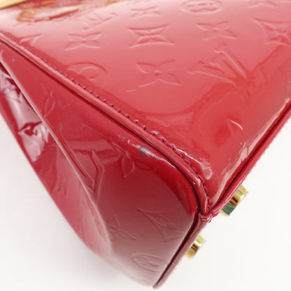 Louis Vuitton Brea Monogram Vernis, Red, Leather, Handbag
