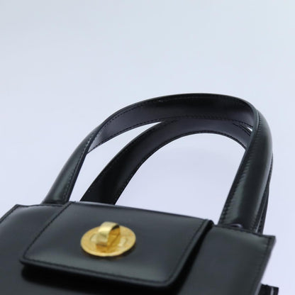 Bvlgari Handbag Leather, Black, Leather, Handbag