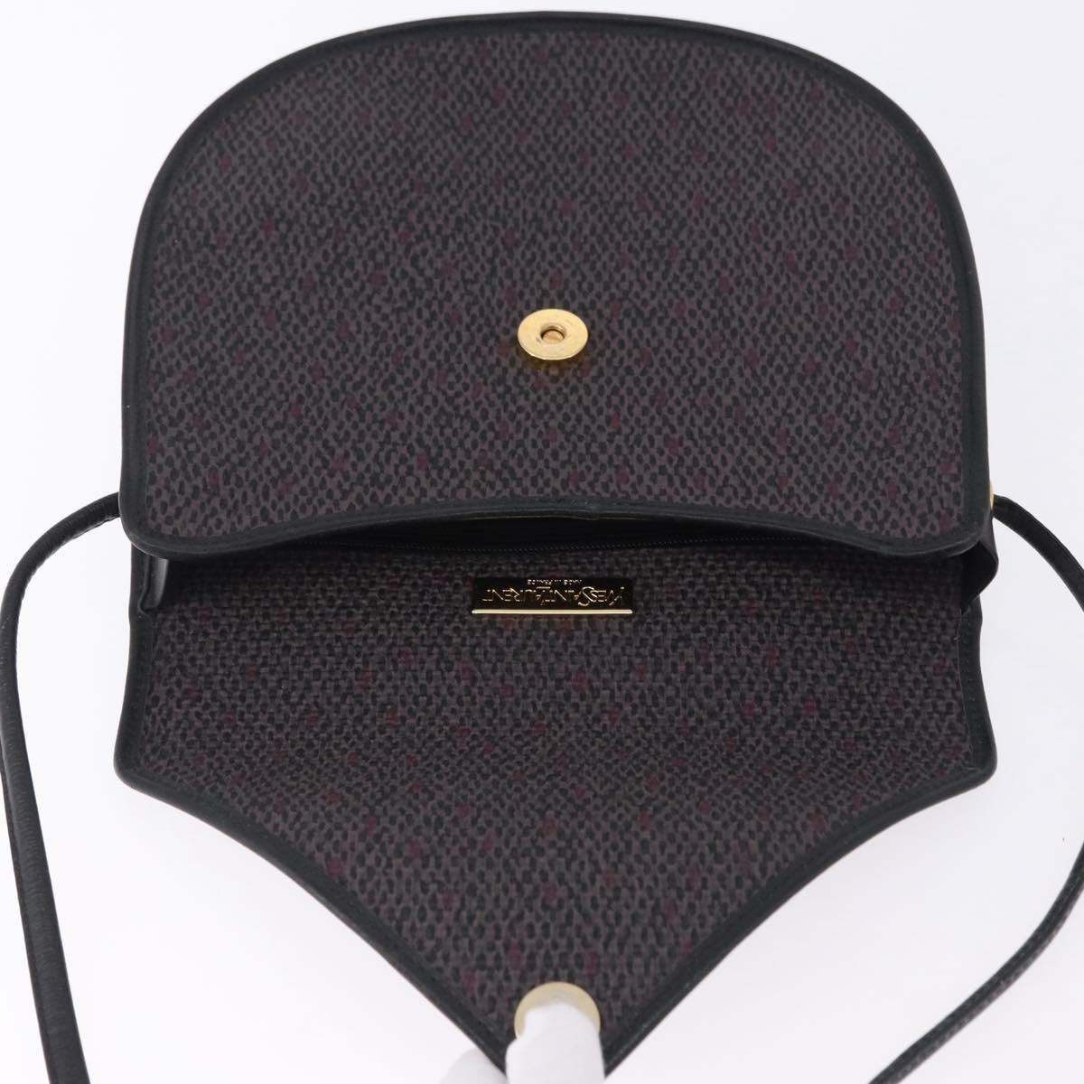 Saint Laurent Vintage Canvas, Purple, Canvas, Shoulder Bag