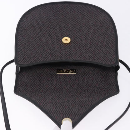Saint Laurent Vintage Canvas, Purple, Canvas, Shoulder Bag