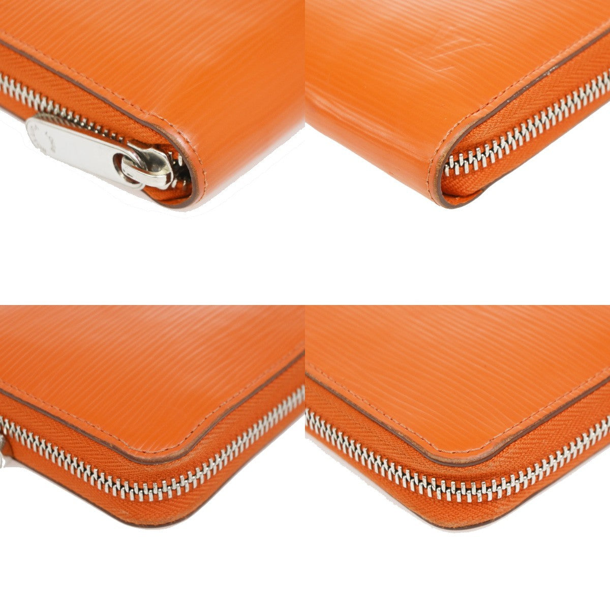 Louis Vuitton Zippy Epi Leather, Orange, Leather, Wallet