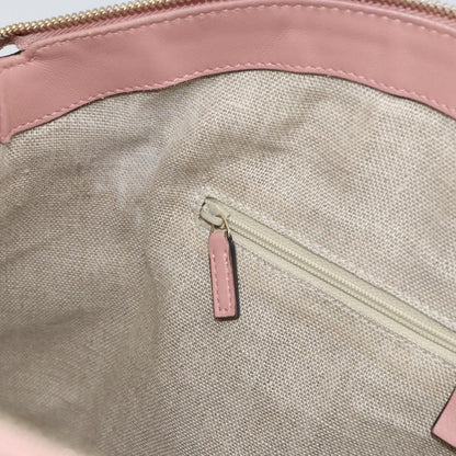 Gucci Britt Convertible Dome Satchel Microguccissima Leather, Pink, Leather, Tote Bag