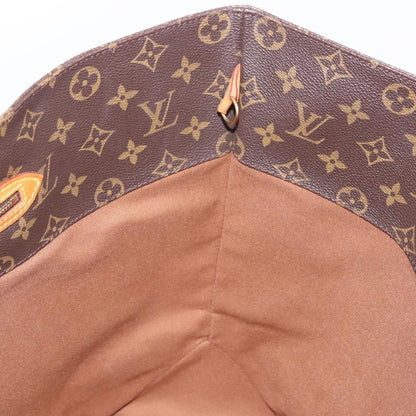 Louis Vuitton Shopping Sac Handbag Monogram, Brown, Canvas, Tote Bag