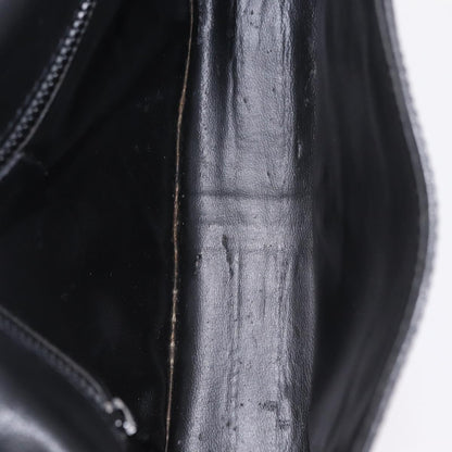 Celine Shoulder Leather, Black, Leather, Shoulder Bag