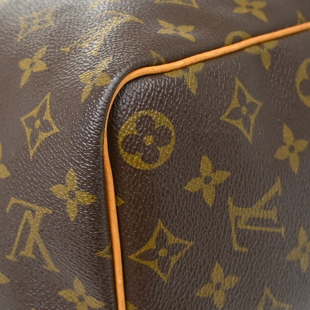 Louis Vuitton Keepall Monogram, Brown, Canvas, Travel Bag
