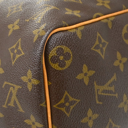 Louis Vuitton Keepall Monogram, Brown, Canvas, Travel Bag
