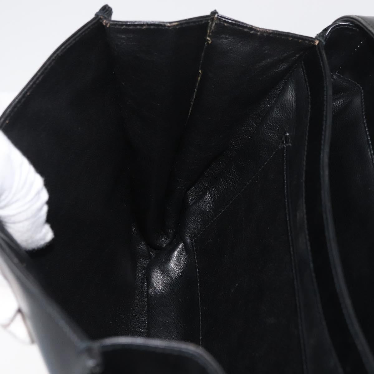 Gucci Shoulder Leather, Black, Leather, Shoulder Bag