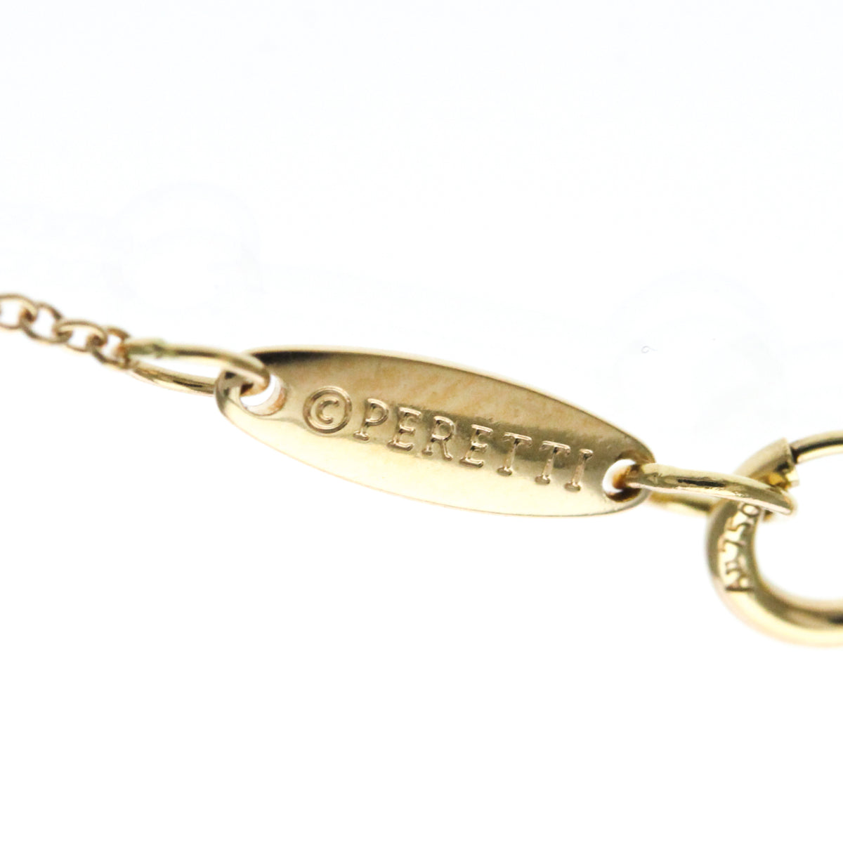 Tiffany & Co. Elsa Peretti Bean Pendant 18K Rose Gold, Gold, Pink Gold, Necklace