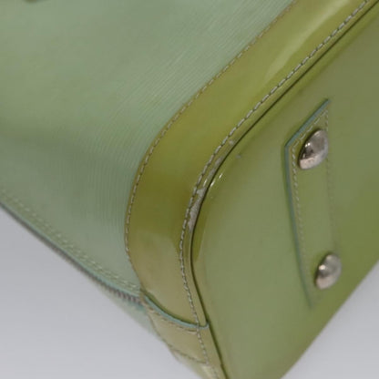 Louis Vuitton Alma Electric Epi Leather, Green, Patent Leather, Handbag