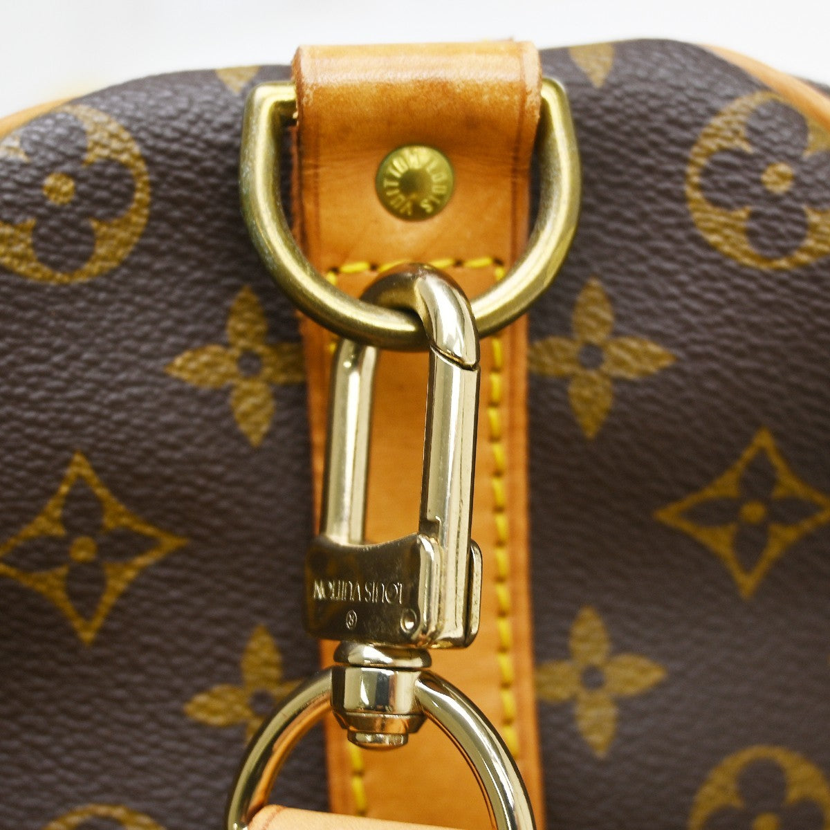 Louis Vuitton Keepall Bandouliere Monogram Canvas, Brown, Canvas, Travel Bag