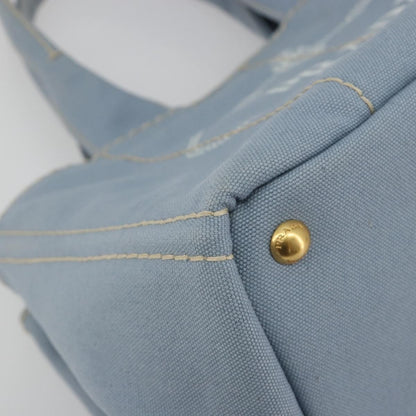 Prada Canapa Canvas, Blue, Canvas, Tote Bag