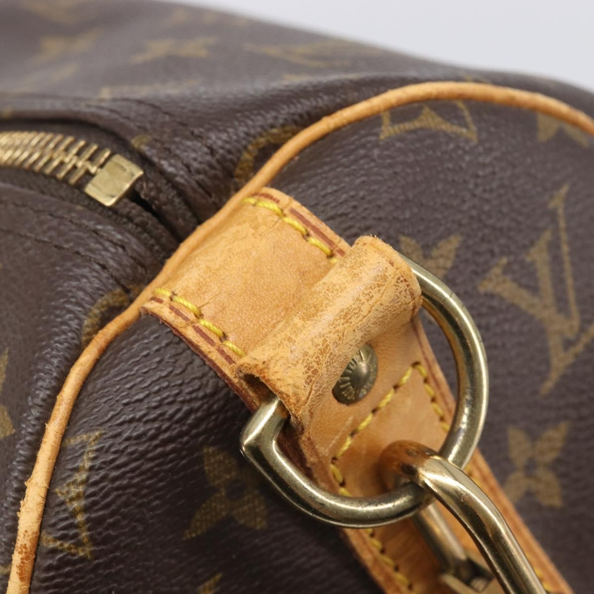 Louis Vuitton Keepall Bandouliere Macassar Monogram Canvas, Brown, Canvas, Travel Bag