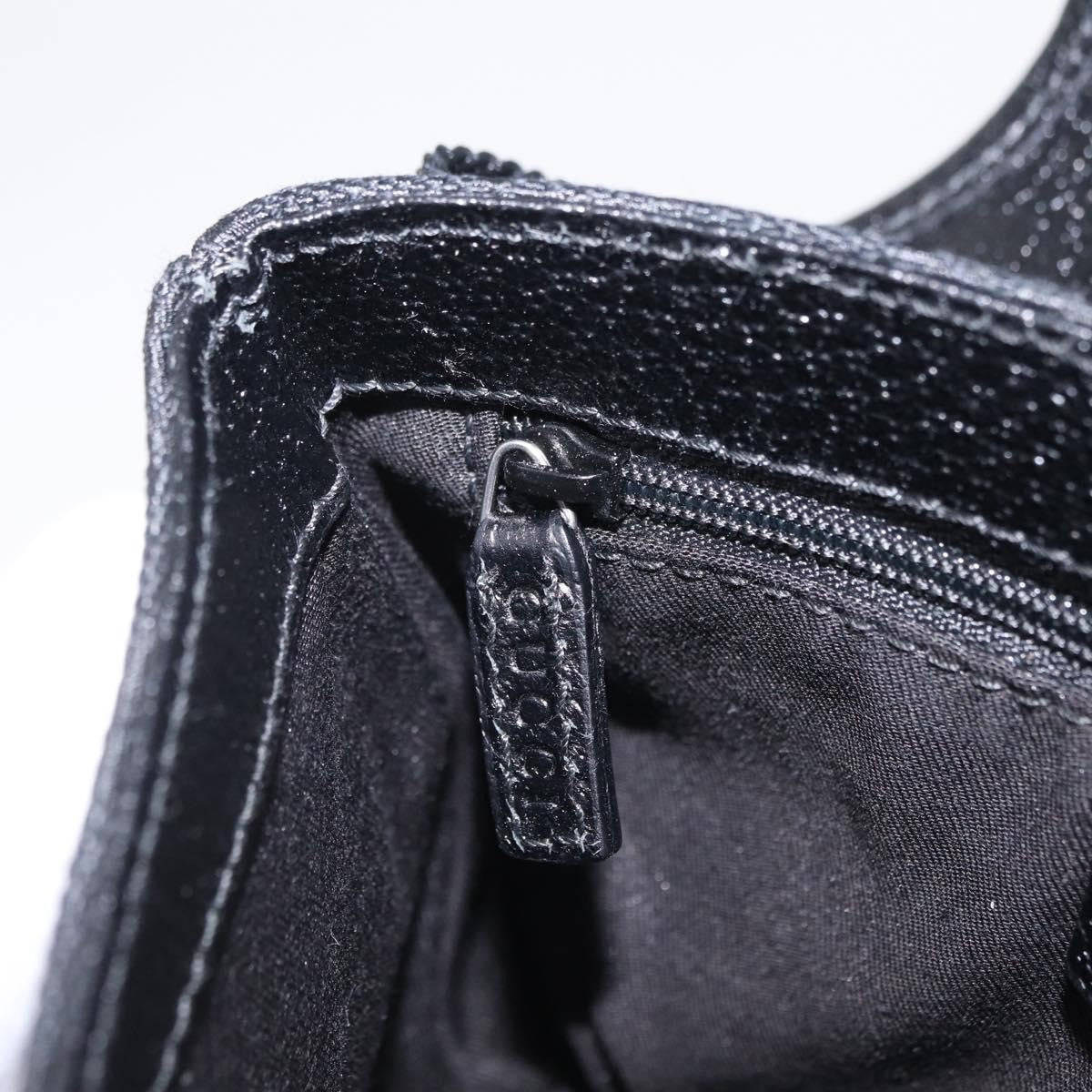 Gucci Buckle Waist GG Canvas, Black, Canvas, Handbag