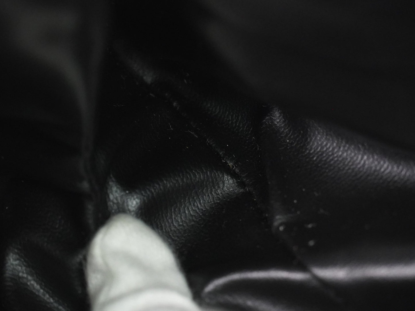 Celine Vintage Flap Leather, Black, Leather, Shoulder Bag