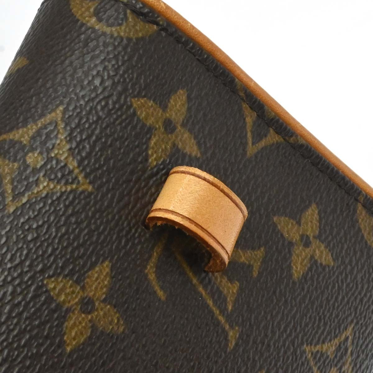 Louis Vuitton Florentine Pochette Monogram Canvas, Brown, Canvas, Clutch