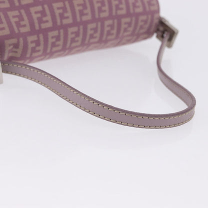 Fendi Baguette Zucchino Canvas, Purple, Canvas, Handbag