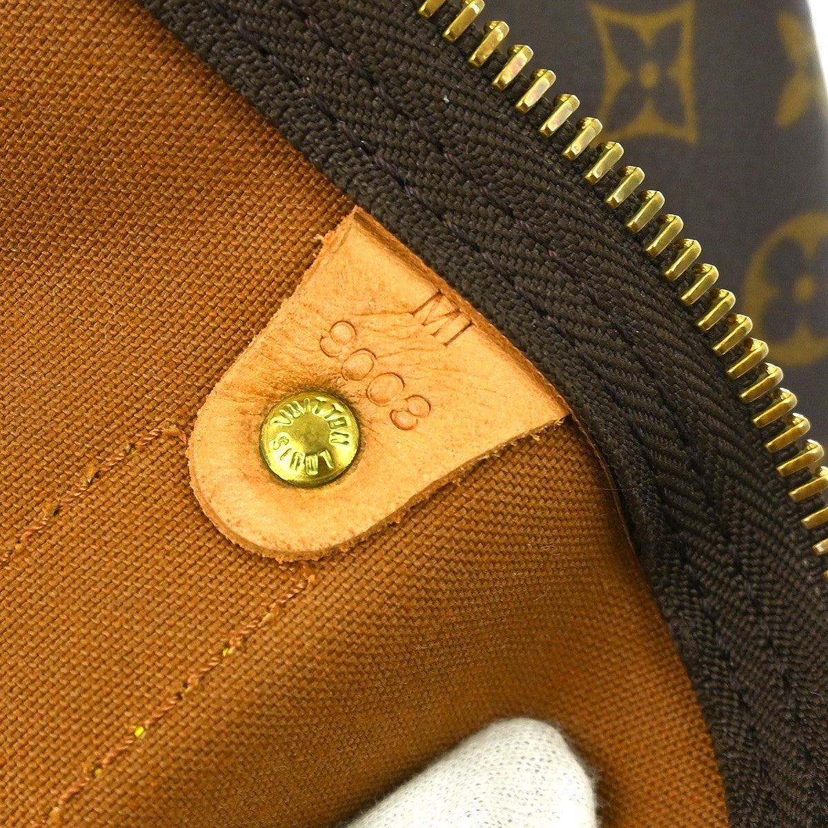 Louis Vuitton Keepall Monogram, Brown, Canvas, Travel Bag