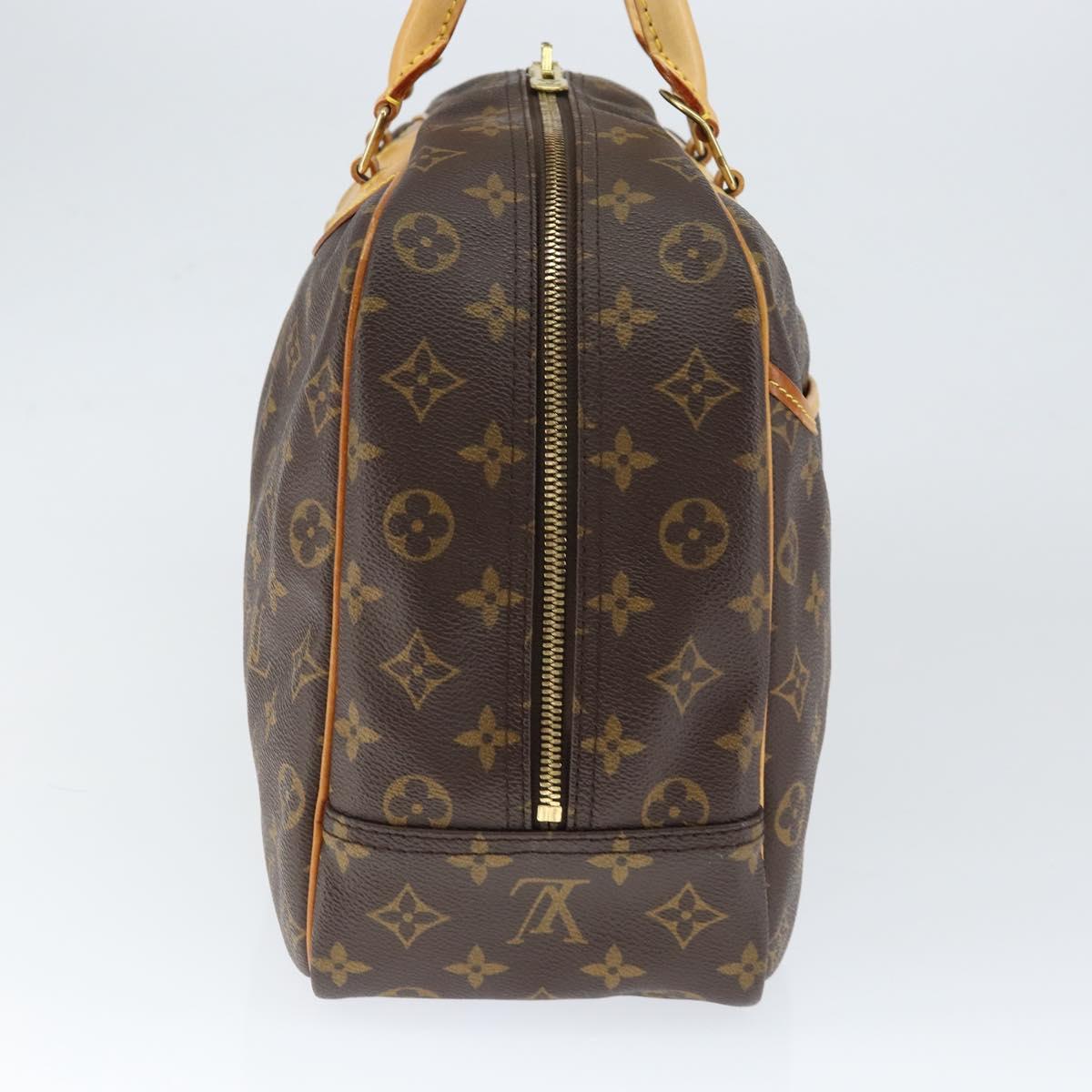 Louis Vuitton Deauville Handbag Monogram Canvas, BROWN, CANVAS, Handbag