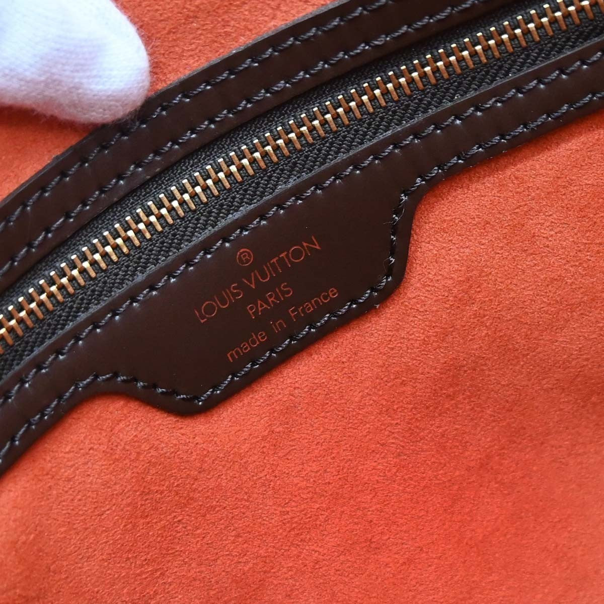 Louis Vuitton Uzes Damier Ebene, Brown, Canvas, Tote Bag