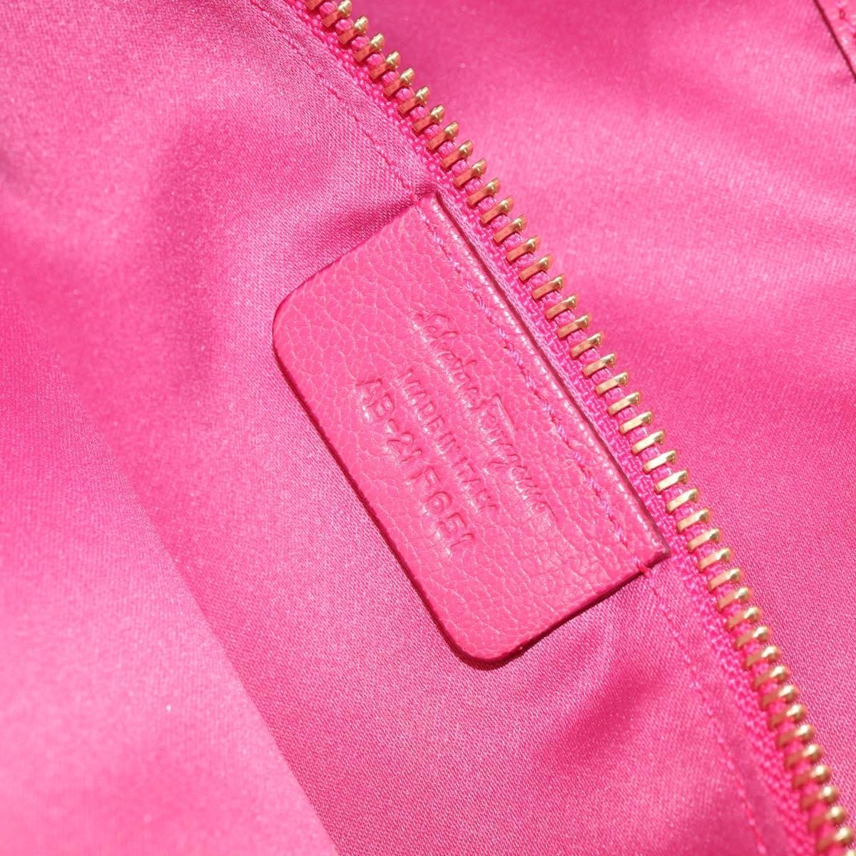 Salvatore Ferragamo Gancini Tote Leather, Pink, Leather, Tote Bag