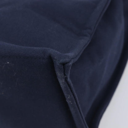Hermes Fourre Tout Toile, Navy, Canvas, Tote Bag