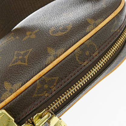Louis Vuitton Pochette Gange Monogram Canvas, Brown, Canvas, Clutch