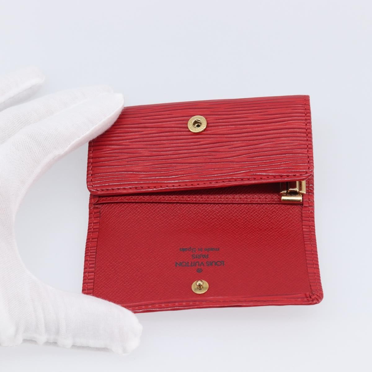 Louis Vuitton Multiclés 4 Cuir verni, Red, Leather, Wallet