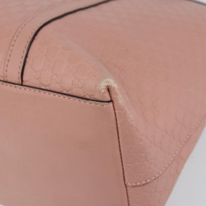 Gucci Britt Convertible Dome Satchel Microguccissima Leather, Pink, Leather, Tote Bag