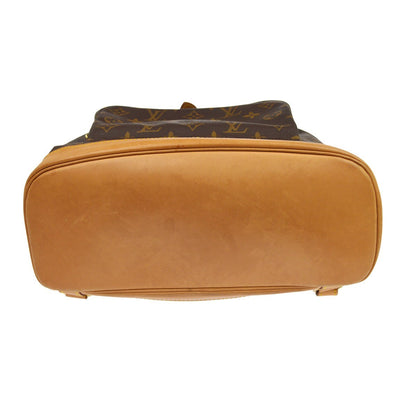 Louis Vuitton Vintage Montsouris Monogram Canvas, Brown, Canvas, Backpack