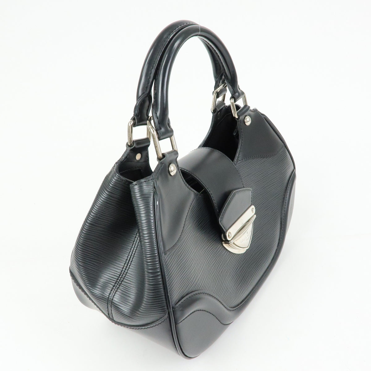 Louis Vuitton Montaigne Sac Epi Leather, Black, Leather, Handbag