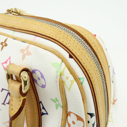 Louis Vuitton Priscilla Monogram Multicolor, White, Canvas, Handbag