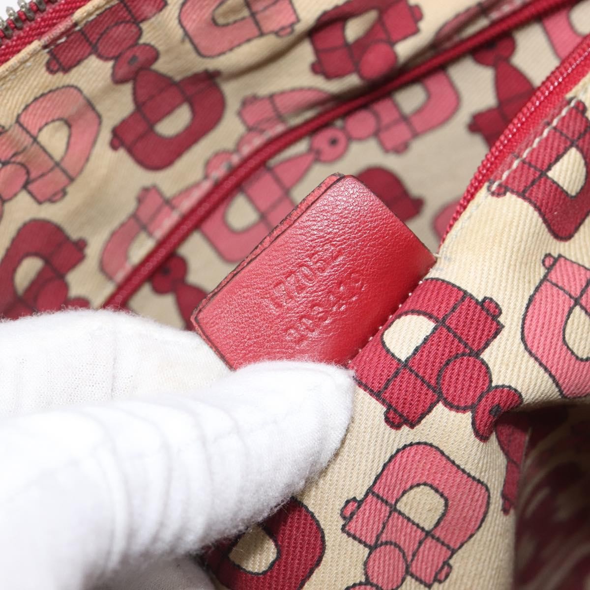 Gucci Princy Boston Guccissima Leather, Red, Leather, Handbag