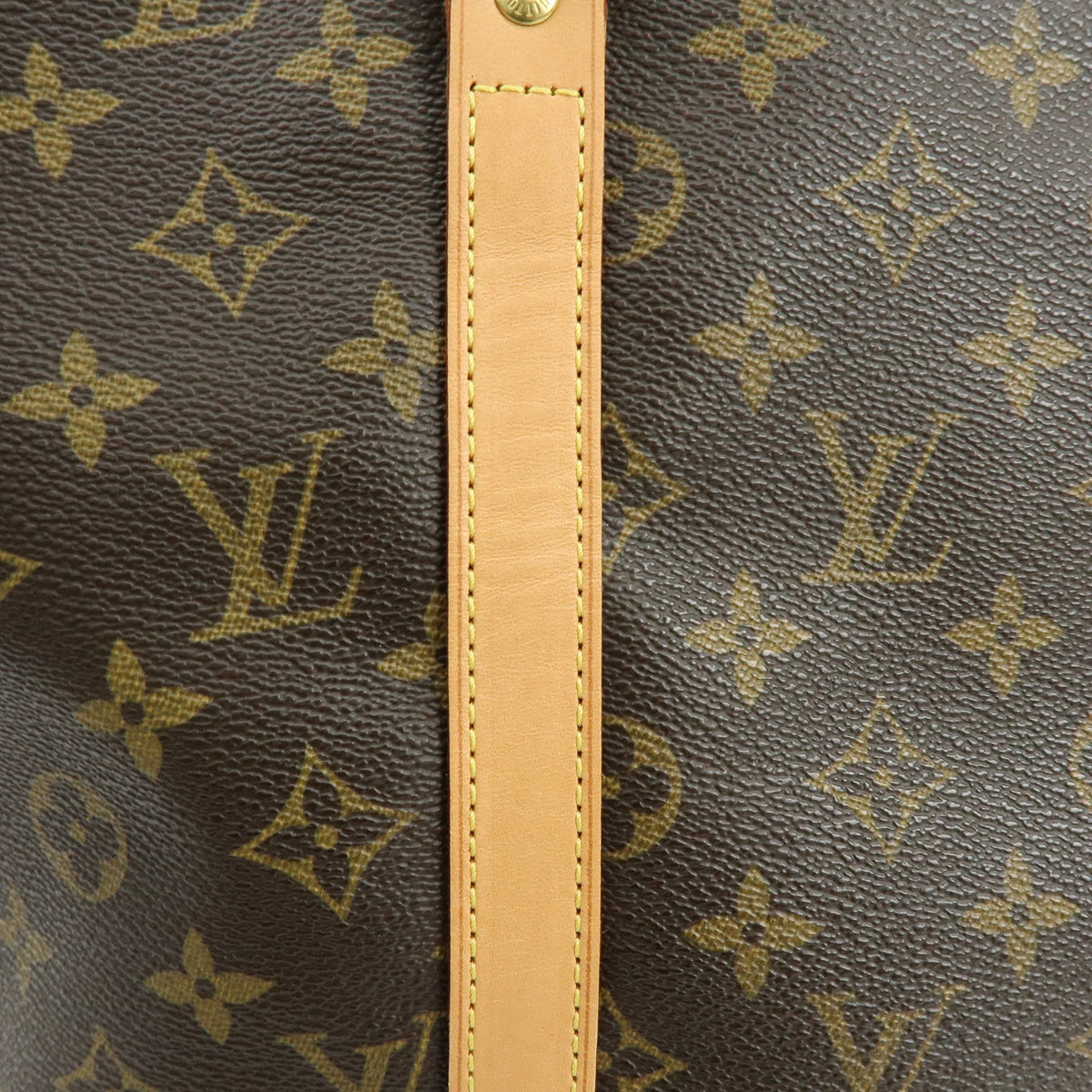 Louis Vuitton Shopping Sac Monogram Canvas, Brown, Canvas, Handbag