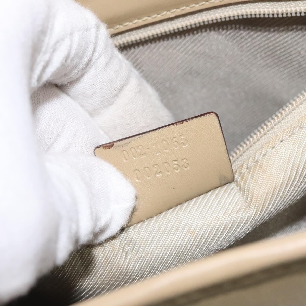 Gucci Bow Frame Chain Clutch Crystal GG Embellished Moire, BEIGE, LEATHER, Handbag