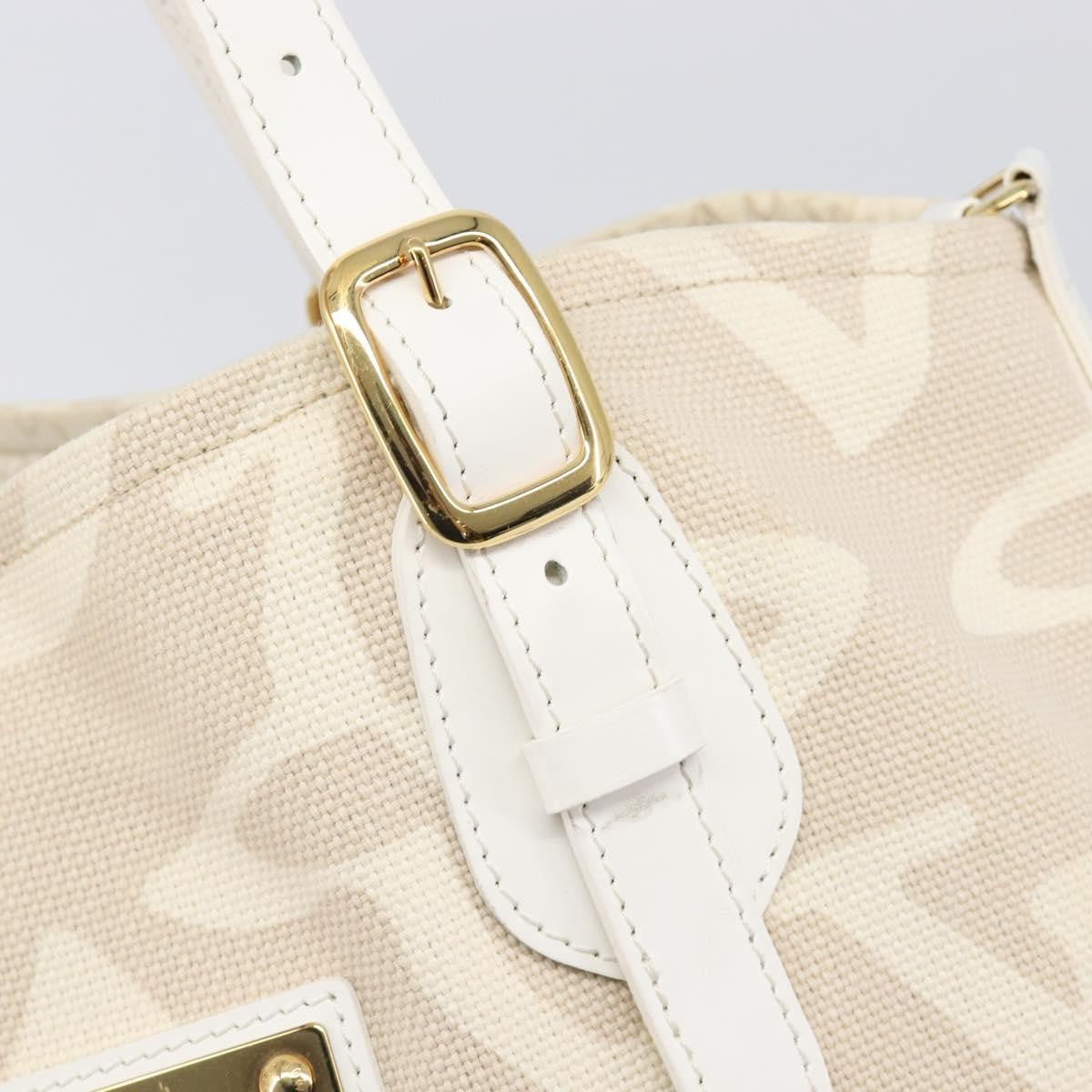 Louis Vuitton Tahitienne Cabas Canvas, Beige, Canvas, Tote Bag