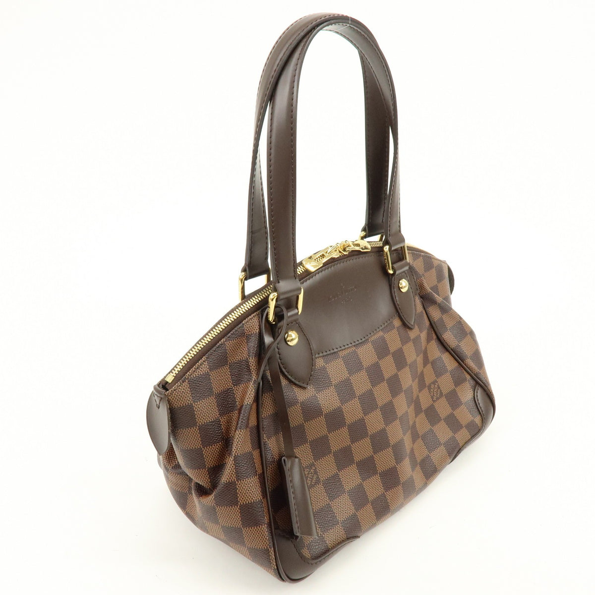 Louis Vuitton Verona Damier, Brown, Canvas, Handbag