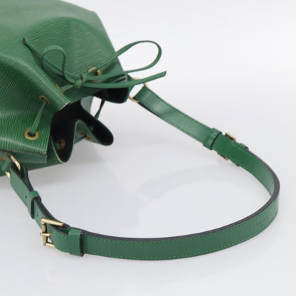 Louis Vuitton Petit Noe Epi Leather, Green, Leather, Handbag