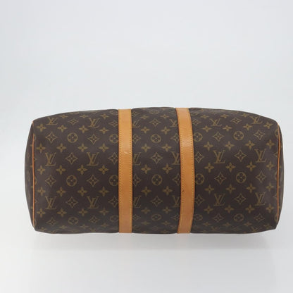 Louis Vuitton Keepall Monogram, Brown, Canvas, Travel Bag