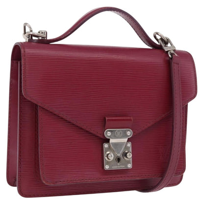 Louis Vuitton Monceau Epi Leather, Pink, Leather, Handbag