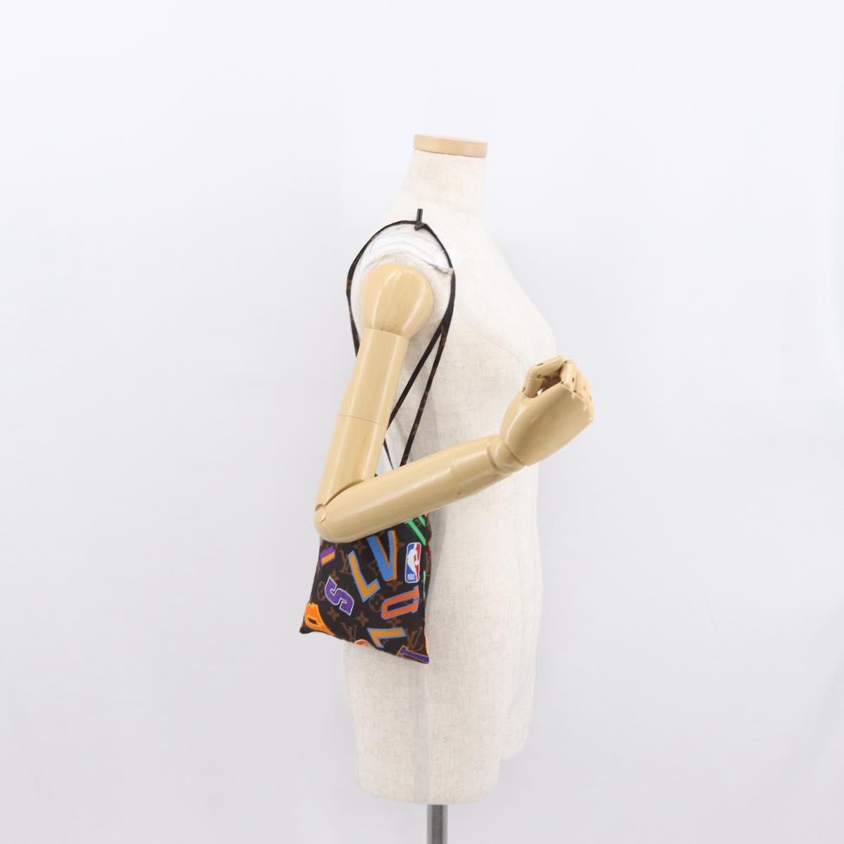 Louis Vuitton X NBA Monogram Canvas, Brown, Canvas, Clutch
