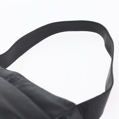 Loewe Anagram Leather, Black, Leather, Shoulder Bag