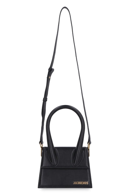 Jacquemus Le Chiquito Moyen Leather, Black, Leather, Handbag