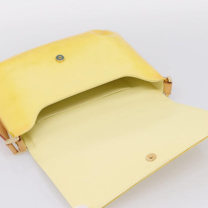 Louis Vuitton Thompson Street Monogram Vernis, Yellow, Patent Leather, Shoulder Bag