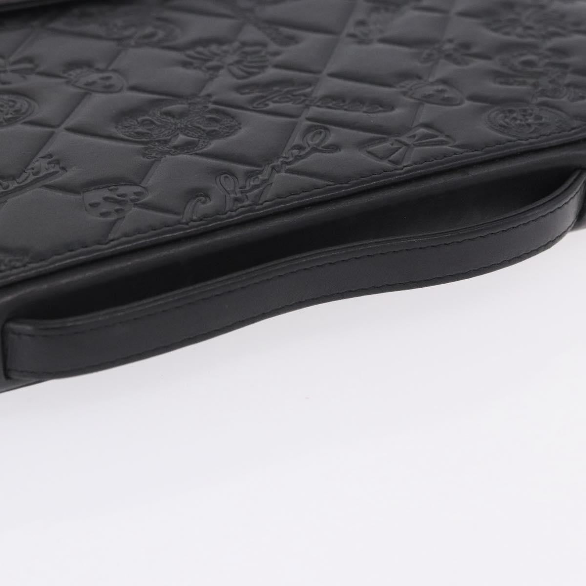 Chanel Zip Around iPad Case Quilted Lambskin, Black, Leather, Tech Accessory