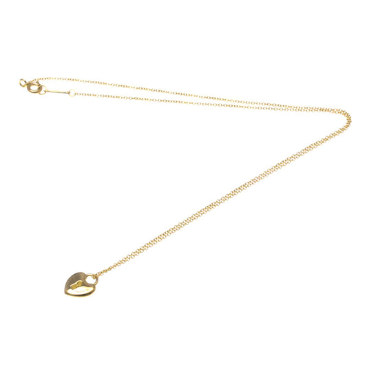 Tiffany & Co. Heart Lock Pendant 18K Yellow Gold, Gold, Pink Gold, Necklace